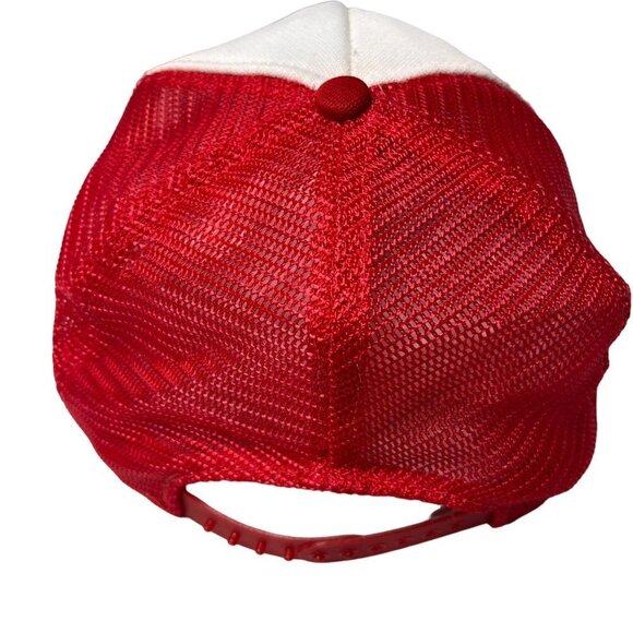 Vintage Beetles Hat Cap Strap Back Red White Pop Rock Band Music Concert Tours - Picture 4 of 7